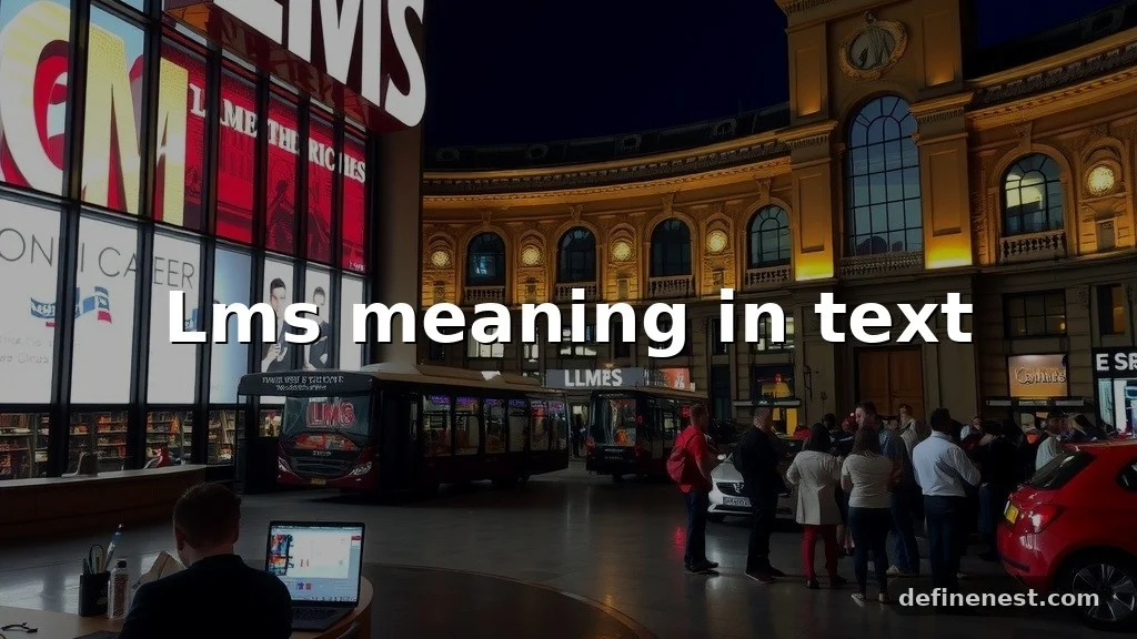 lms meaning in text