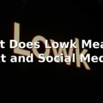 lowk meaning in text