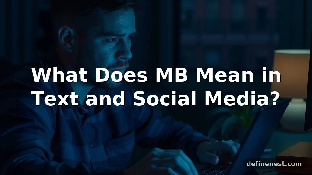 mb meaning in text 2026