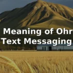 ohrd meaning in text