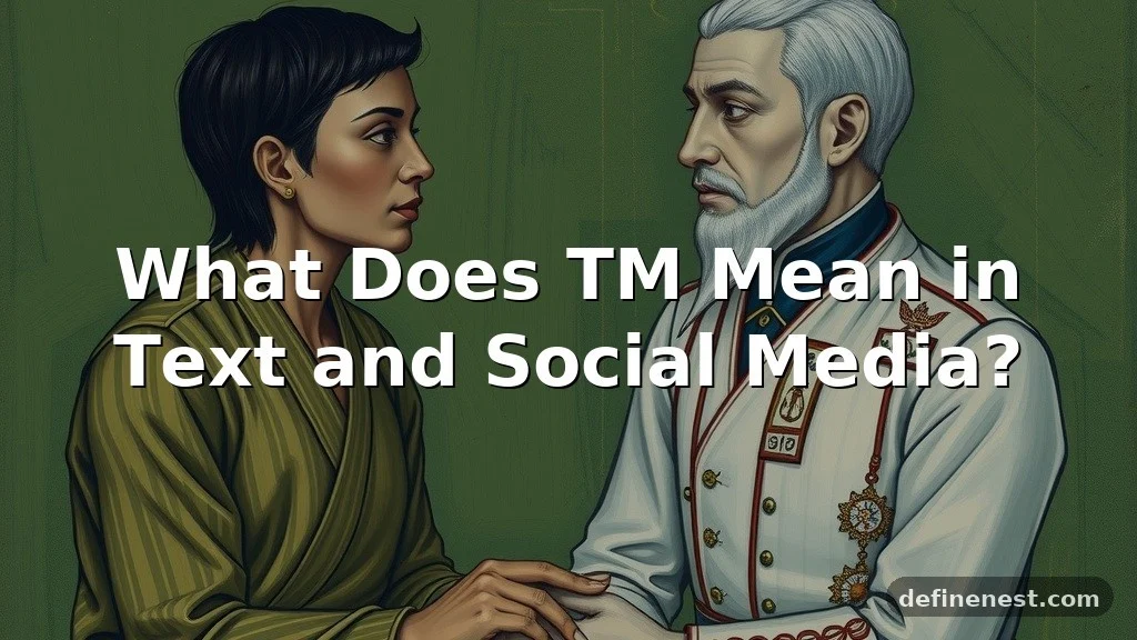 tm in text meaning