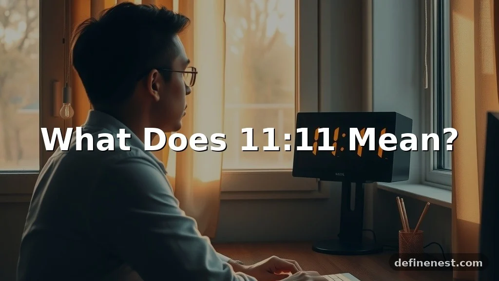 what does 11:11 mean