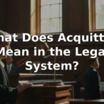 what does acquitted mean