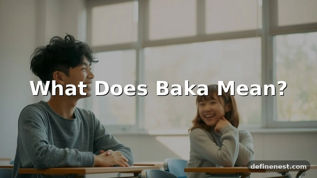 what does baka mean