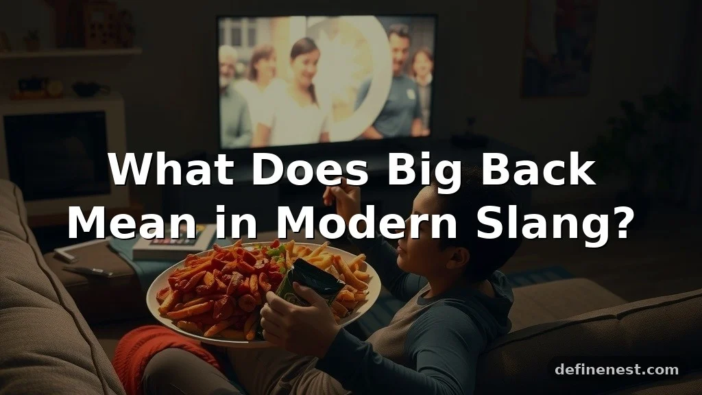 what does big back mean