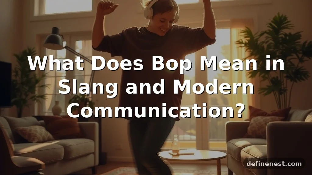 what does bop mean