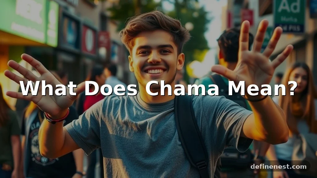 what does chama mean
