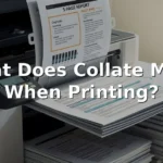 what does collate mean when printing