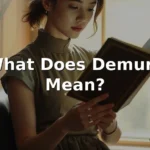 what does demure mean