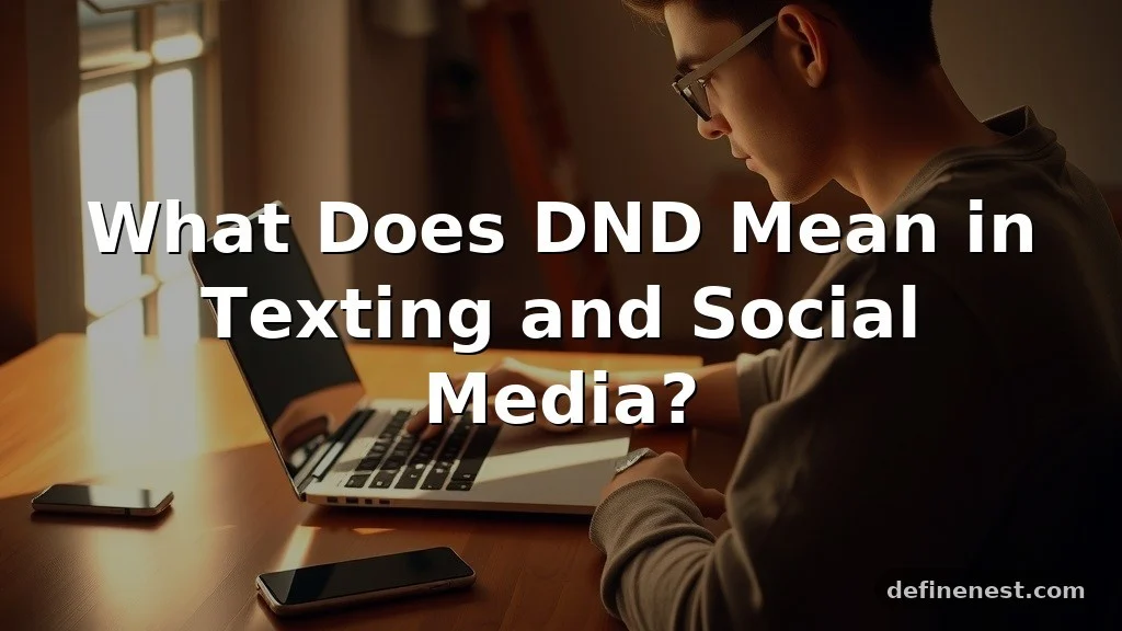 what does dnd mean