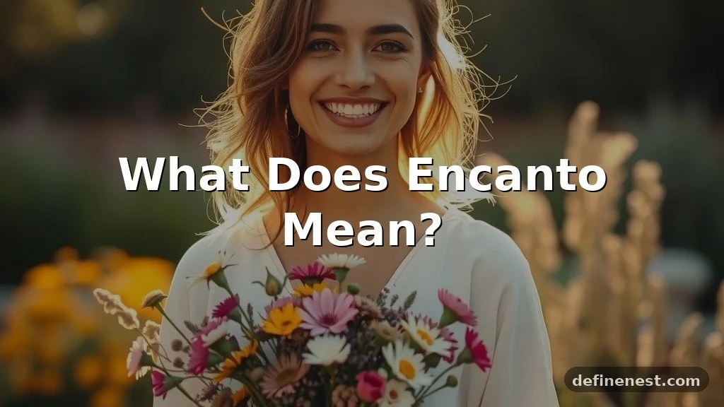 what does encanto mean