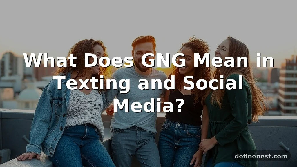 what does gng mean