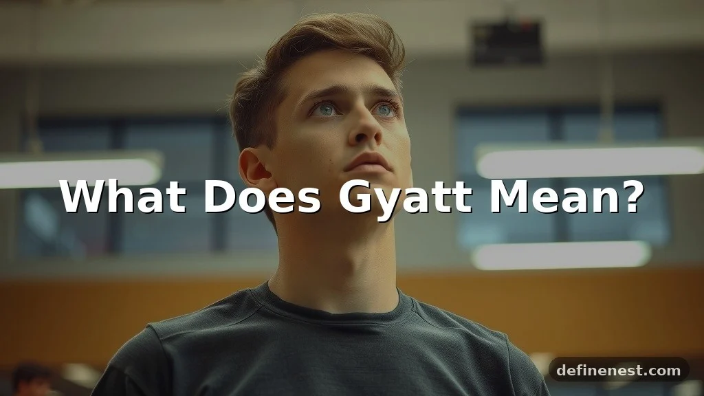 what does gyatt mean