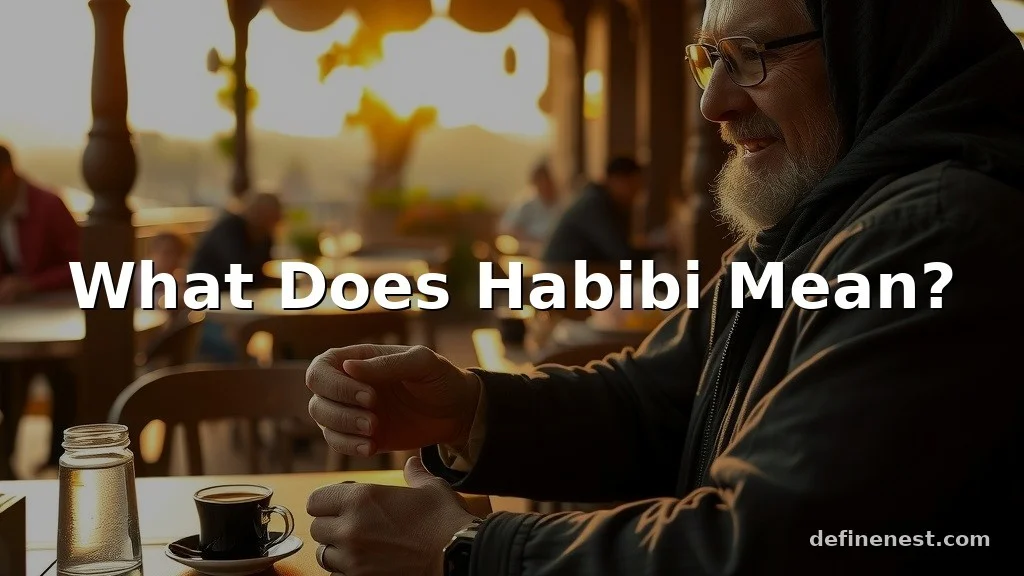 what does habibi mean
