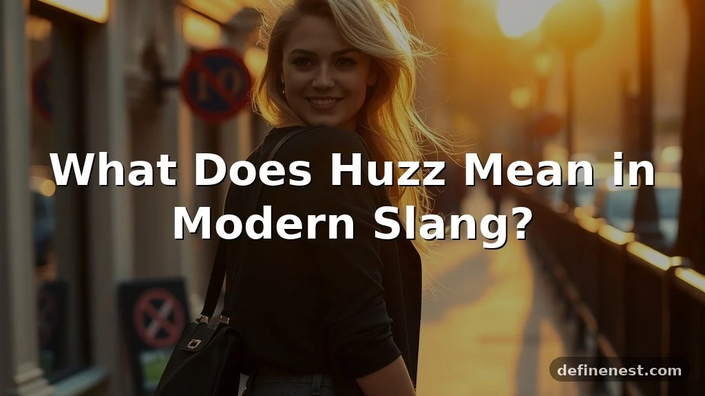 what does huzz mean