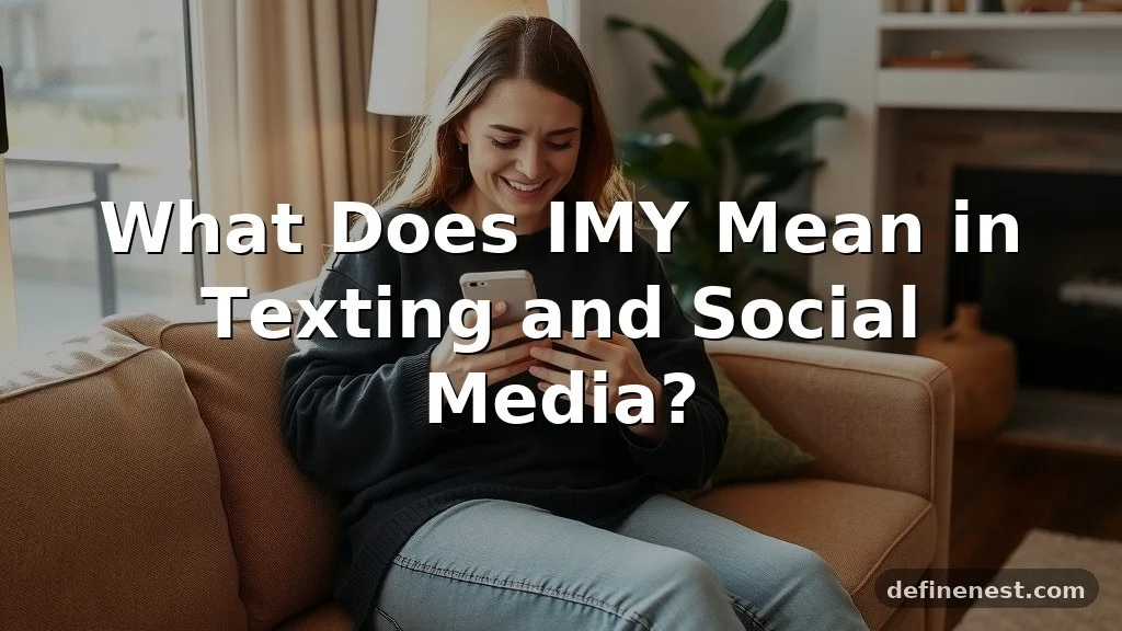 what does imy mean