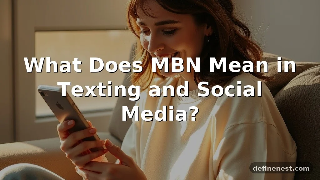what does mbn mean