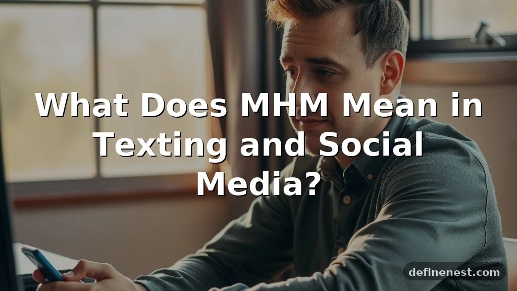 what does mhm mean