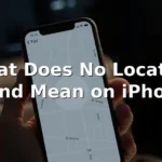 what does no location found mean