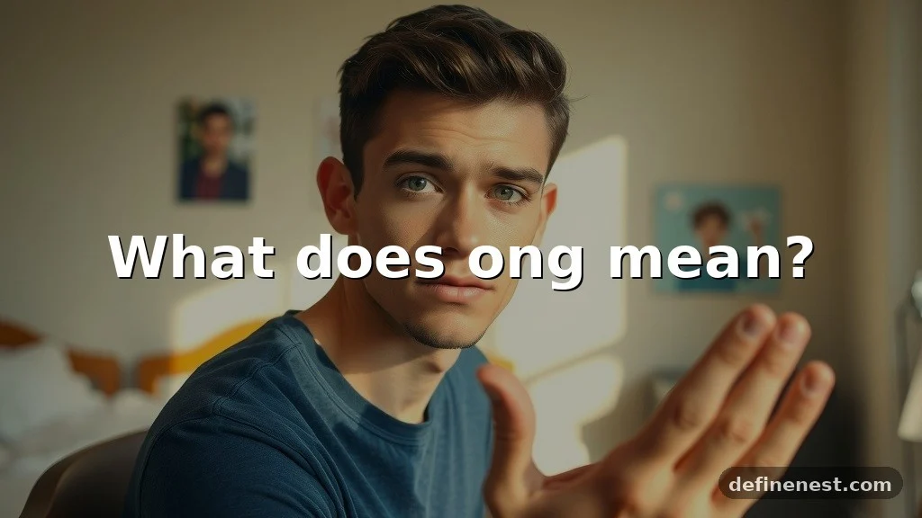 what does ong mean