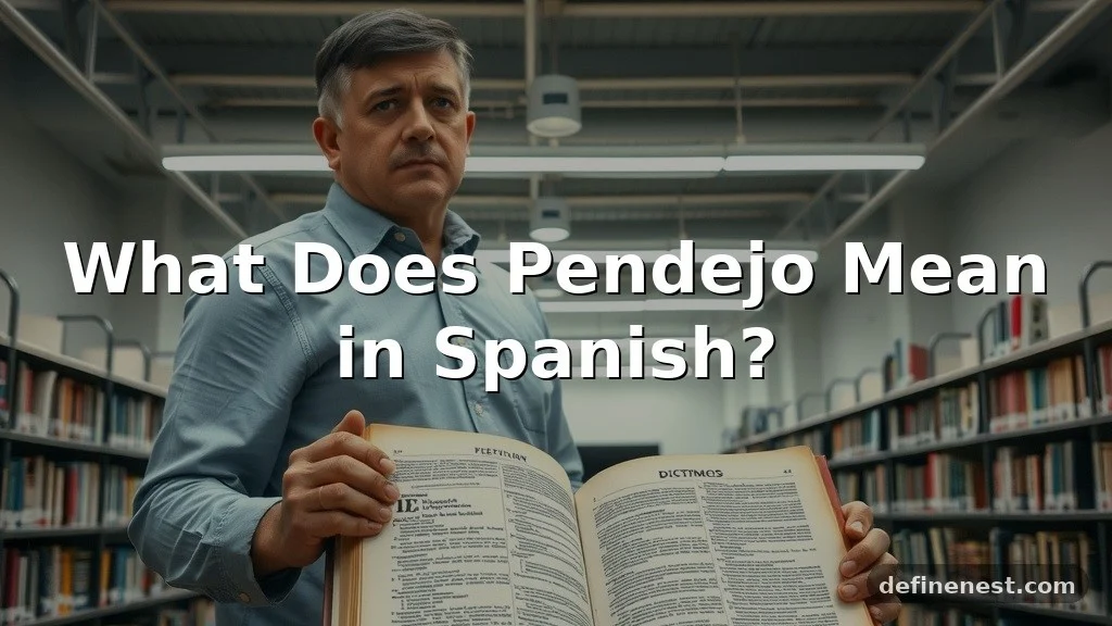 what does pendejo mean