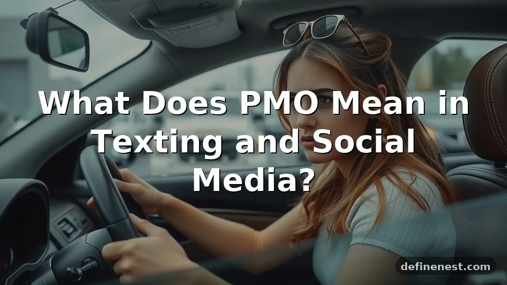 what does pmo mean
