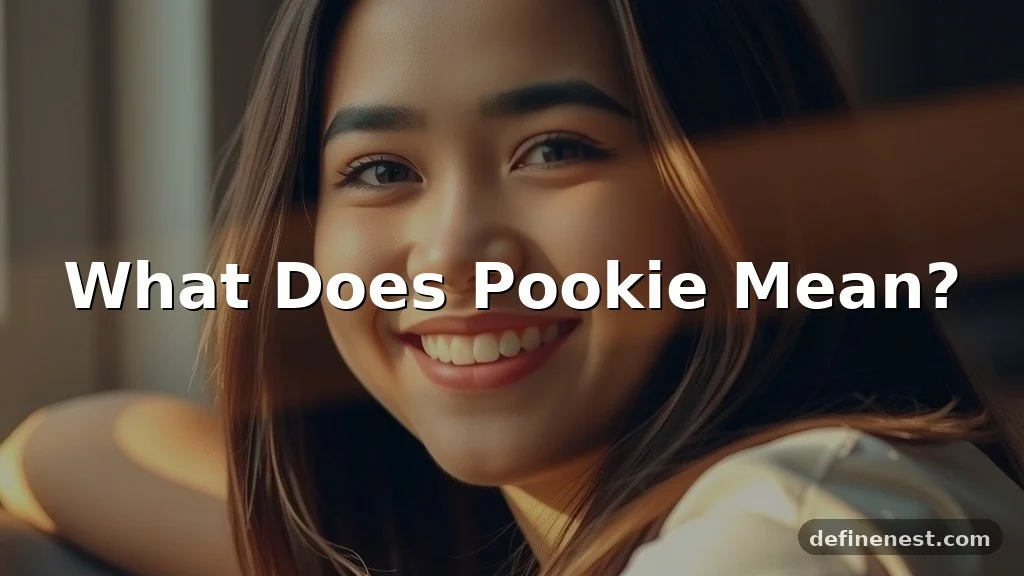 what does pookie mean