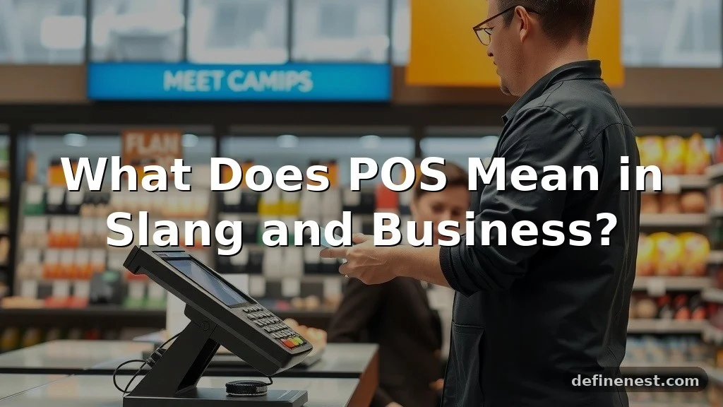 what does pos mean