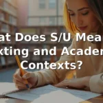 what does s/u mean