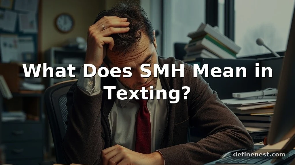 what does smh mean