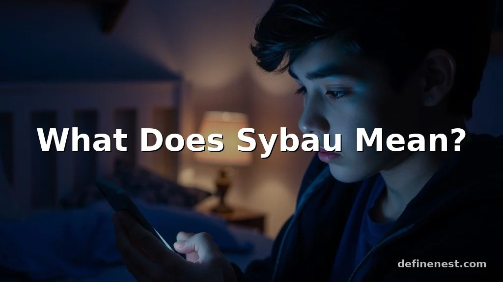 what does sybau mean