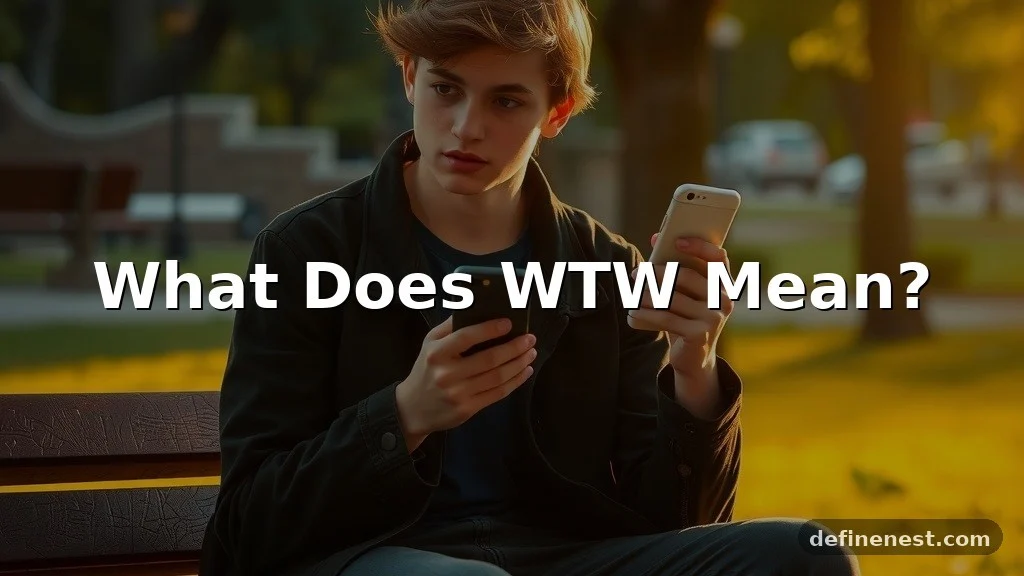 what does wtw mean