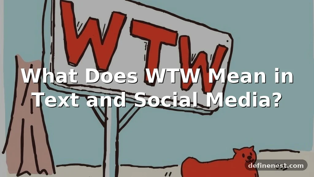 wtw meaning in text slang