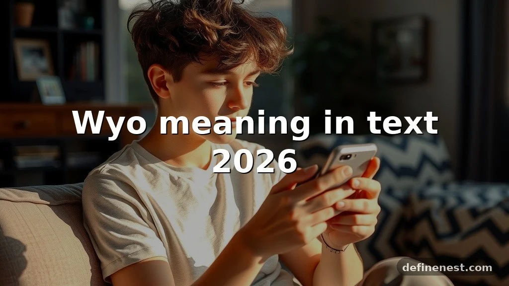 wyo meaning in text 2026