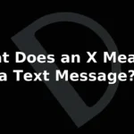 x meaning in text